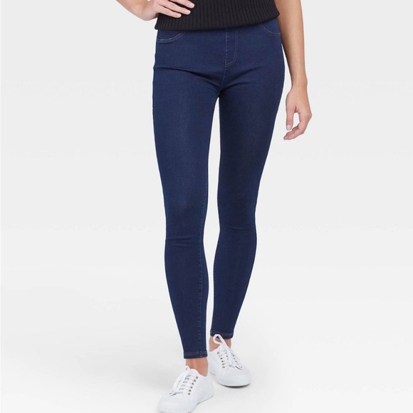 Spanx Assets dark denim look leggings jegging 1x - Picture 3 of 3